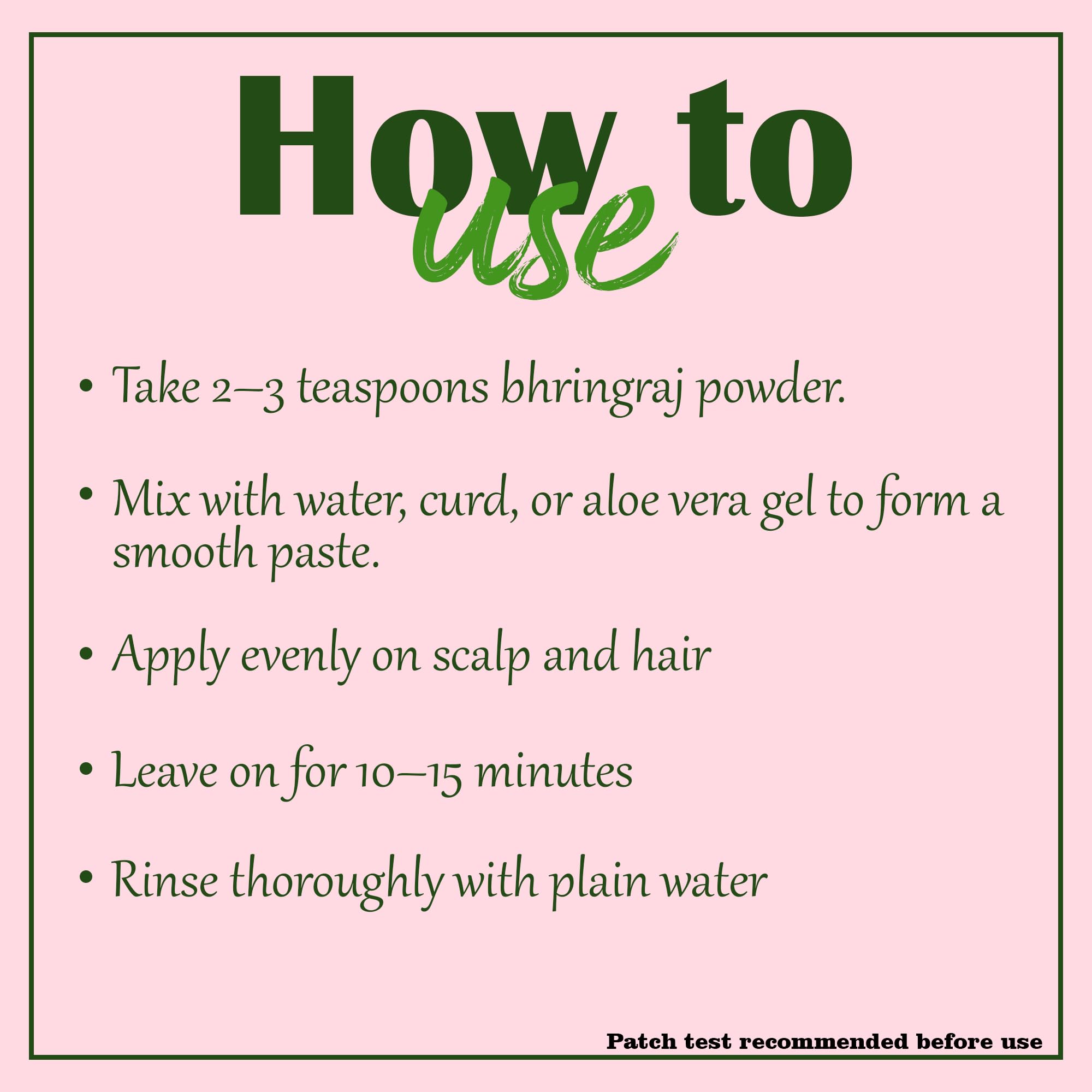 mi nature Bhringraj Powder (Eclipta Prostrata) | False daisy| Natural and Pure Dry leaves| Ideal for Oil & Pack | Improves Texture |Control Hair Pigmentation| 100g(4 oz) - Image 4