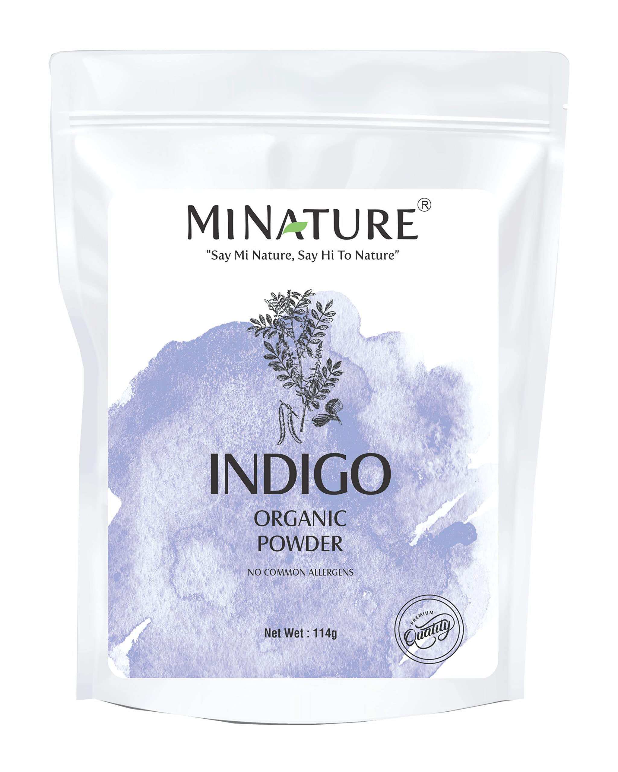 Combo of Indigo (114g), Henna (100g) & Aloe Vera Powder(100g) by mi Nature | for Natural Hair Care Hair Mask |DIY Pack |All Pure & freen from Chemical | Made in India| (Pack of 3) - Image 9