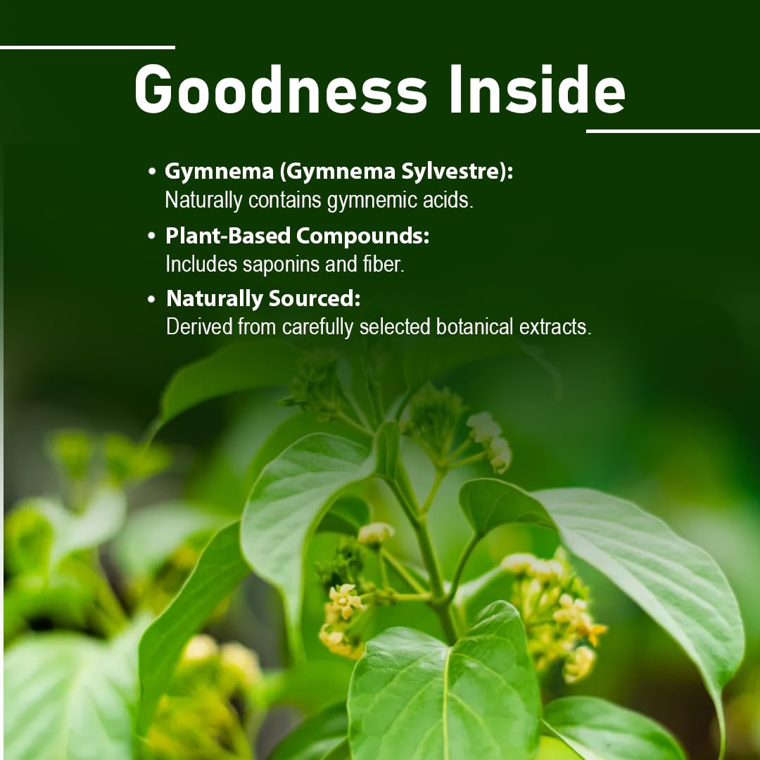 Gymnema Tablets by mi Nature | 90 Tablets, 1000 mg | 45 Days Supply | Gurmar | Gymnema Sylvestre Supplements | Vegan - Image 3