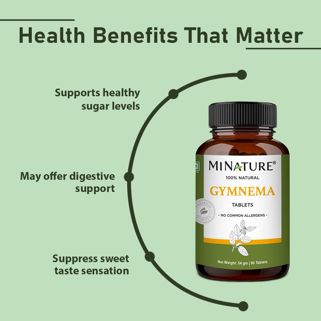 Gymnema Tablets by mi Nature | 90 Tablets, 1000 mg | 45 Days Supply | Gurmar | Gymnema Sylvestre Supplements | Vegan - Image 4