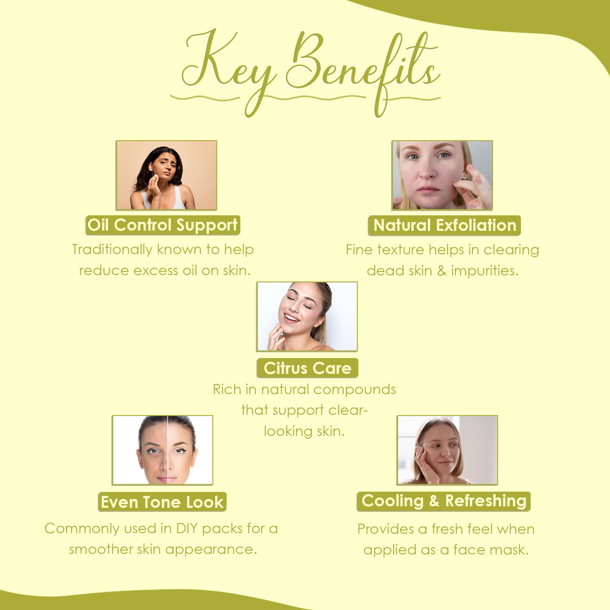 Lemon Peel (Citrus Limon) Powder by mi nature| 100% Pure and Natural | 227g,(8oz), (1/2 lb) | Vegan | Non-GMO | For Skin care | Used for Soap making | Stimulate hair growth - Image 3