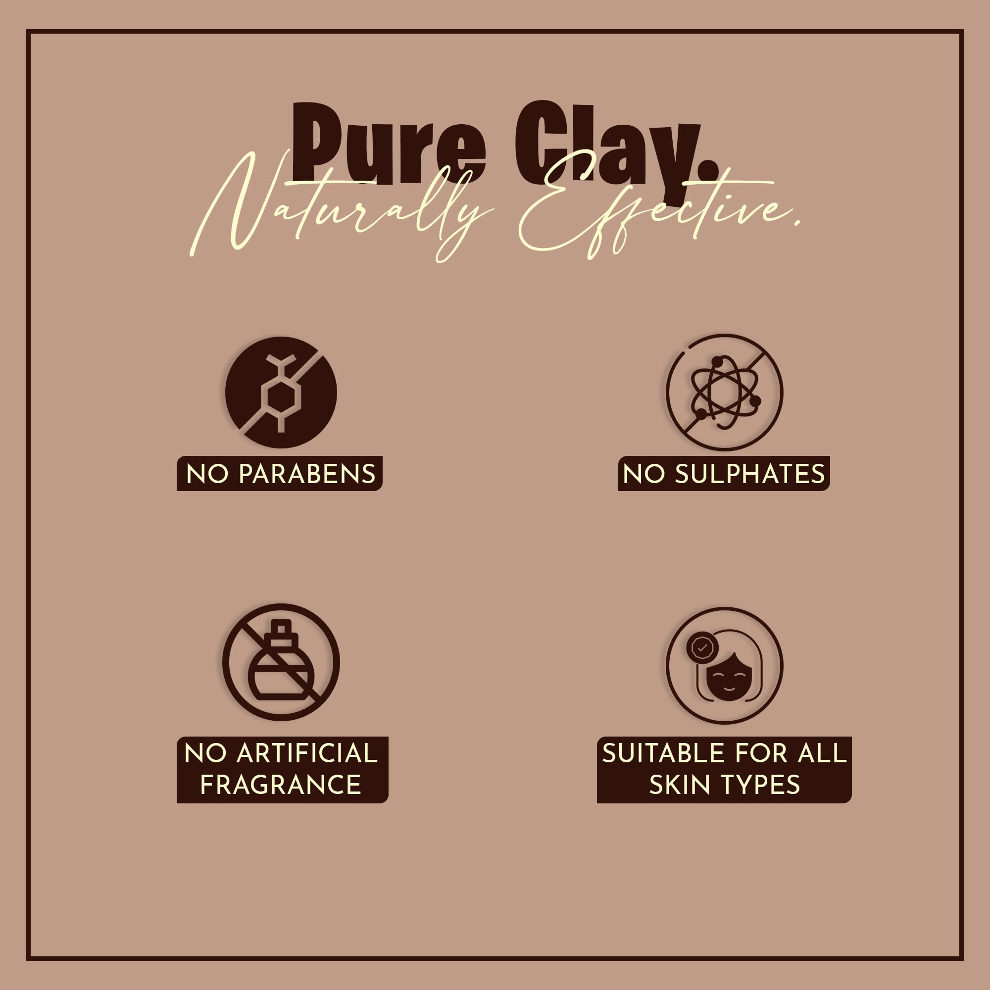 Mi Nature 100% Pure Moroccan Red Clay 227g(8oz) | Hair & Body Care Powder |Traditional Rhassoul Clay |Deep Pore Cleansing Mask for All Skin Types - Image 6