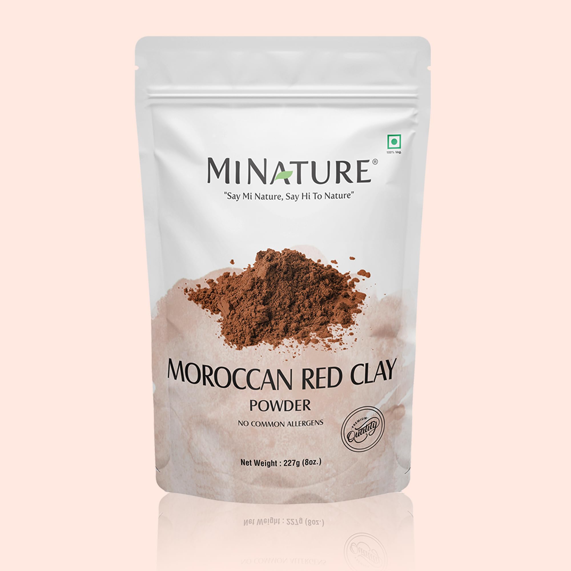Mi Nature 100% Pure Moroccan Red Clay 227g(8oz) | Hair & Body Care Powder |Traditional Rhassoul Clay |Deep Pore Cleansing Mask for All Skin Types - Image 8