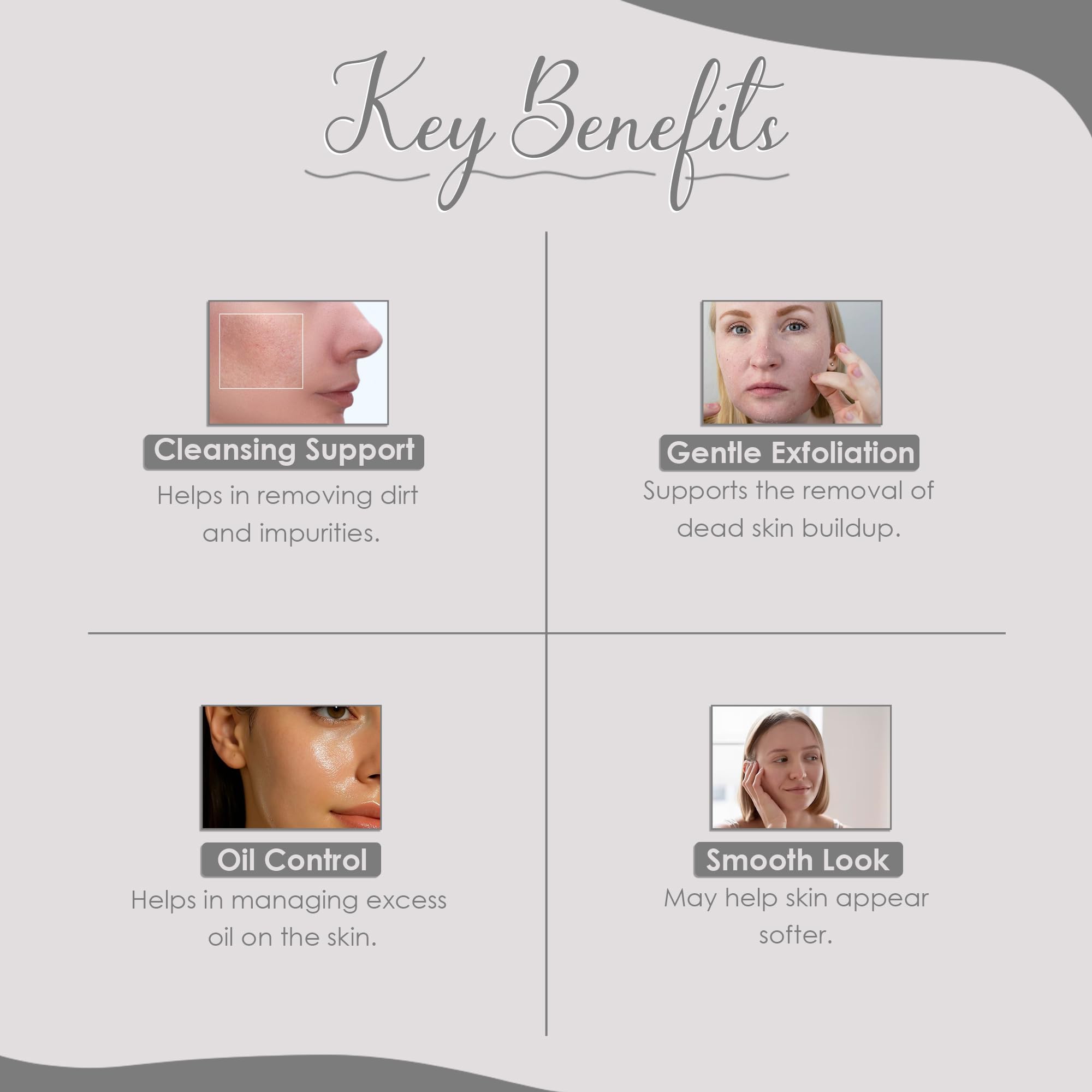 Mi Nature Calcium Bentonite Clay Powder | Indian Healing Clay | Natural Herbal Skin Care | Great For DIY Mask, Soap, & Scrub | For Gentle Care Made In India | 227g(8oz) (0.5lb) - Image 3