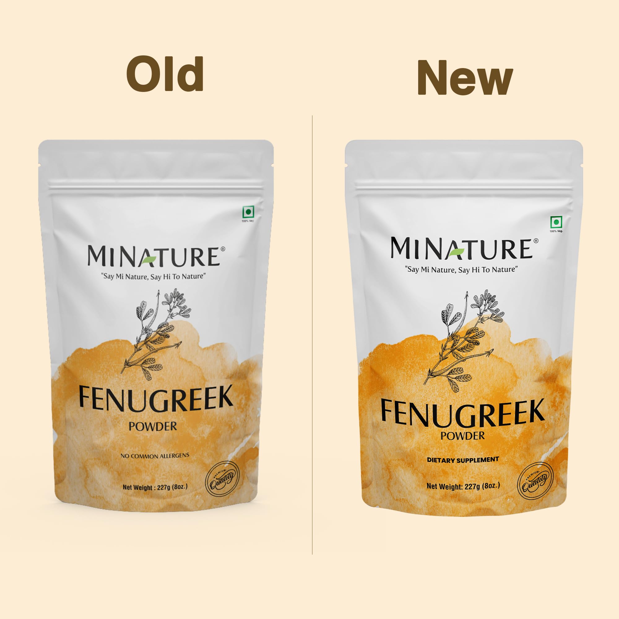 Mi Nature Fenugreek Powder - 100% Natural Trigonella Foenum Seeds - Pure Methi Powder for Cooking, Hair and Skin Care - 227g (8oz/0.5lb) Resealable Pouch - Image 4