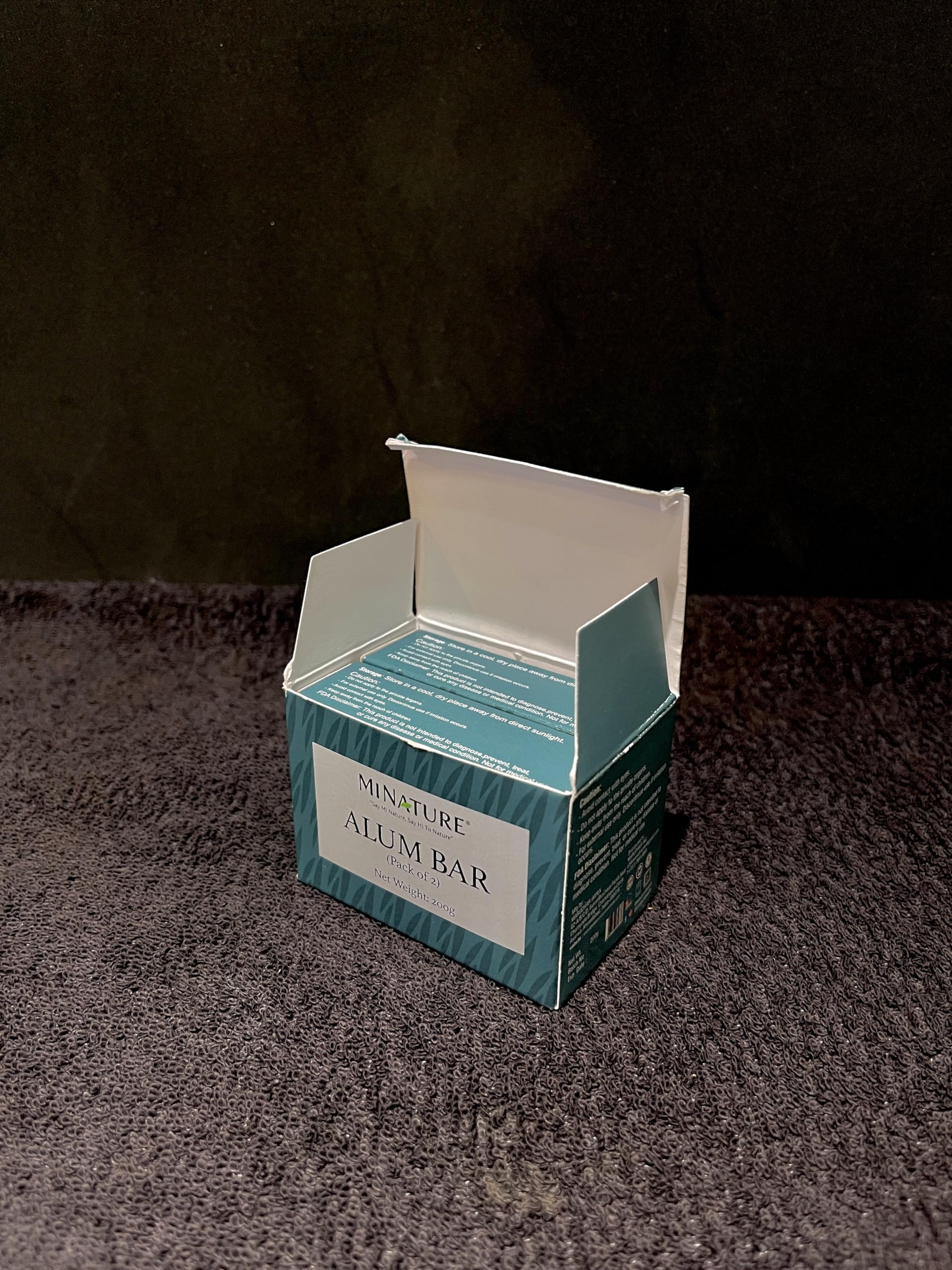 Mi Nature Pure Alum Bar 2 pack (100g*2) |Natural Phitkari Block |Potassium Alum Stone |Shaving Bar |Skin Astringent |Water Clarifier |Odor Control - Image 3