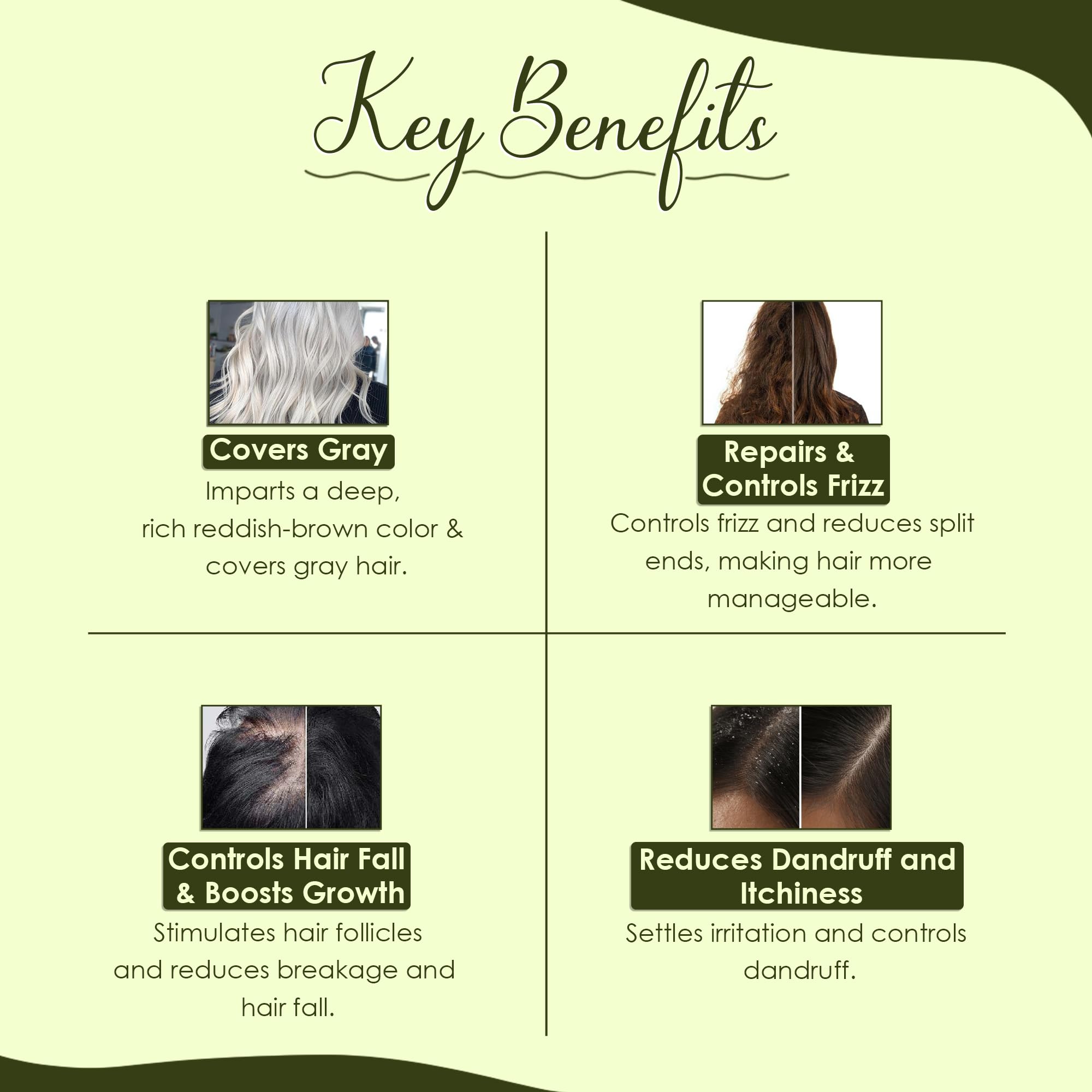 Mi Nature Pure Henna Powder (Lawsonia Inermis) 454g(16oz) - Natural Plant-Based Hair Coloring & Conditioning Treatment - Herbal Hair Care Formula - No Added Preservatives - Image 3