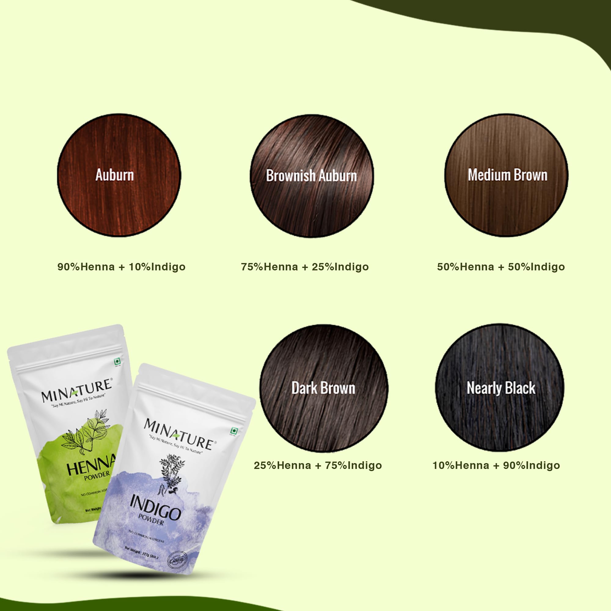 Mi Nature Pure Henna Powder (Lawsonia Inermis) 454g(16oz) - Natural Plant-Based Hair Coloring & Conditioning Treatment - Herbal Hair Care Formula - No Added Preservatives - Image 6