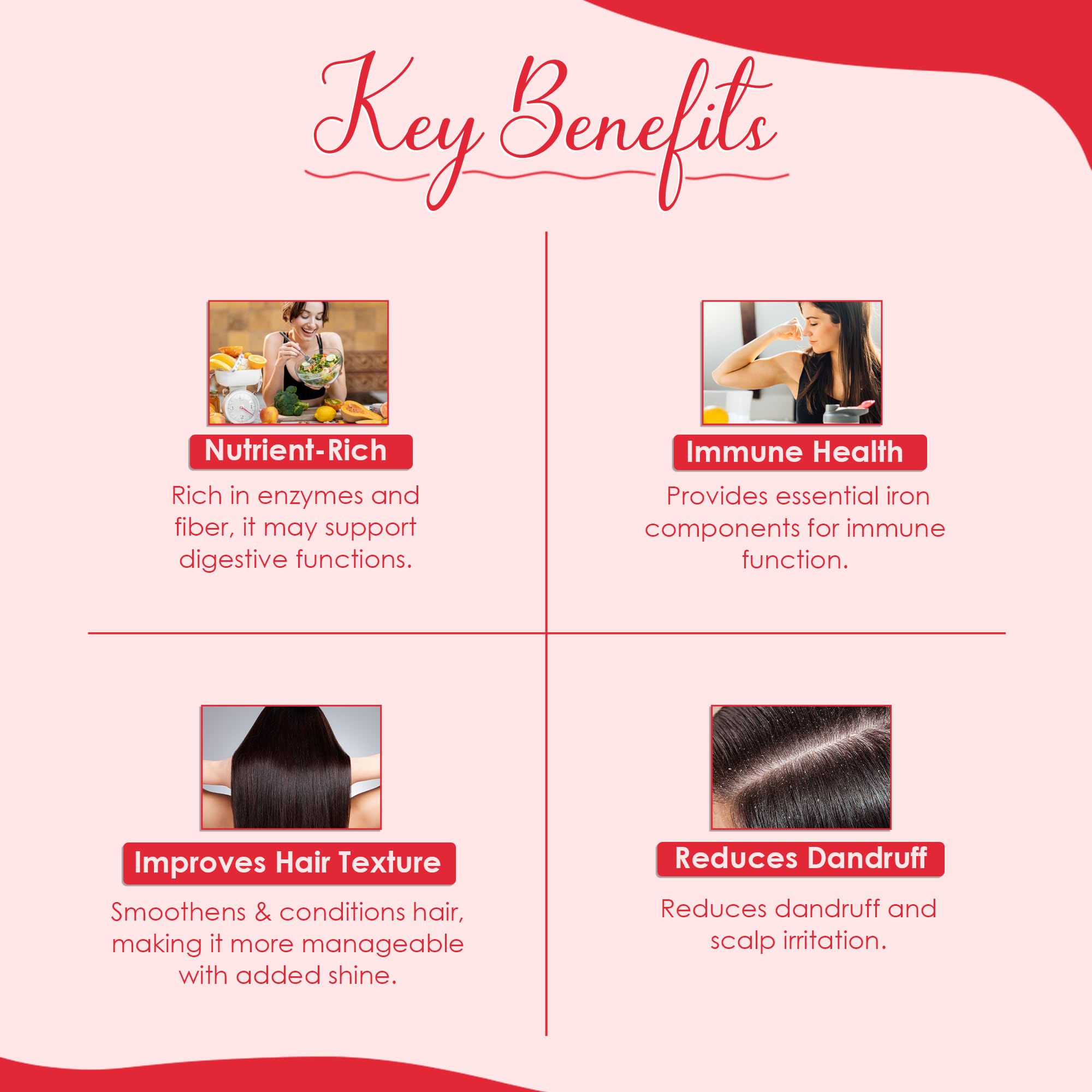 Mi Nature 100% Pure Hibiscus (Gudhal) Powder 454g (16 oz) | 100% Natural (Sabdariffa) Powderfor Hair Care, Face Pack, Tea & DIY Herbal Remedies - Image 3