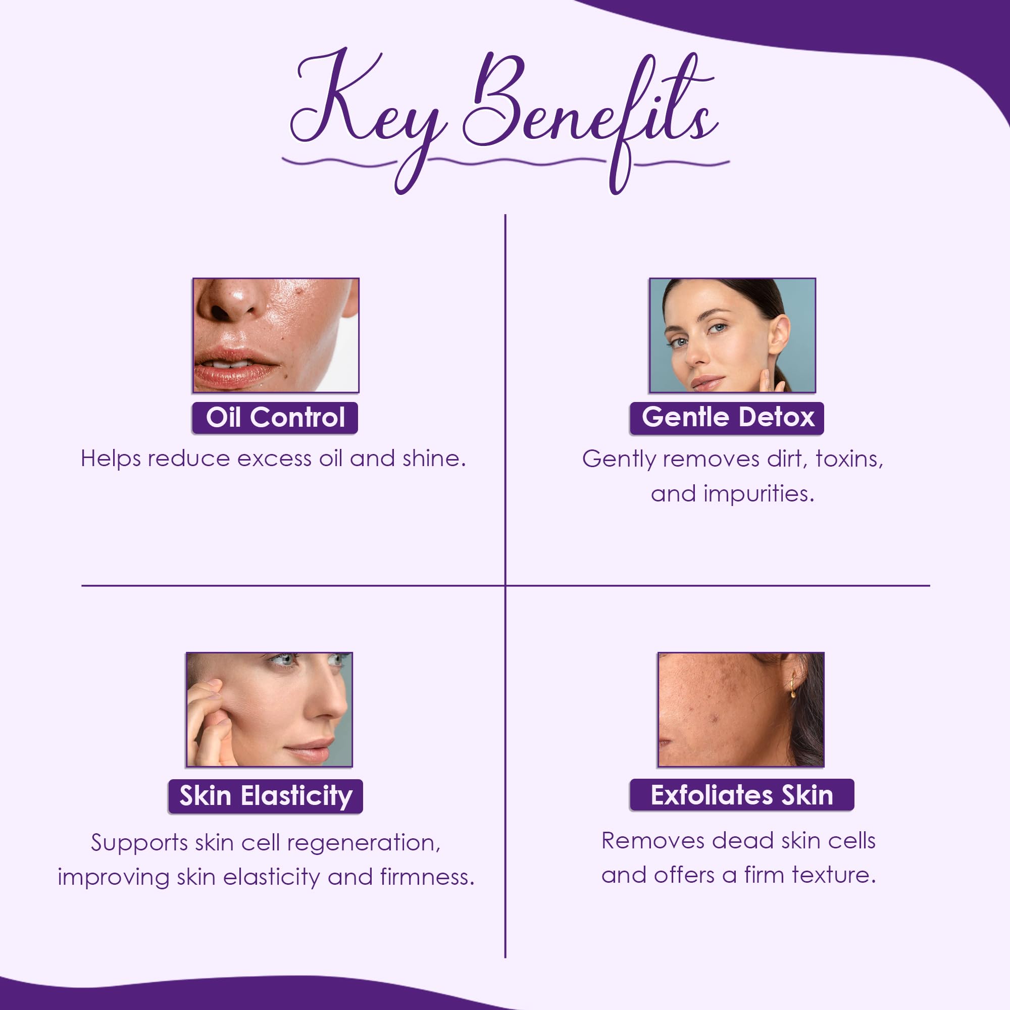 Brazilian Purple Clay Powder by mi nature | For Detoxifying Skin | Natural Herbal Skin Care |Facial Cleansing mask | Use to make Masks, Creams, Scrubs, Bath Bombs, Body Wash and Soaps | 100g (3.5Oz) - Image 3