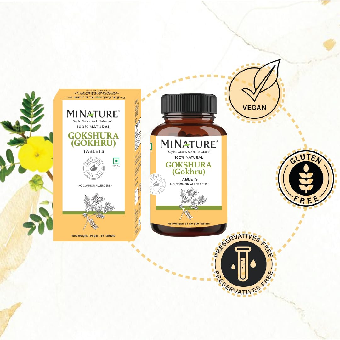 minature Gokshura (Tribulus Terrestris) Tablets - Pure Plant Based Herbal Supplement | Natural & Gluten Free | 90 Count, 45 Day Supply - Image 5