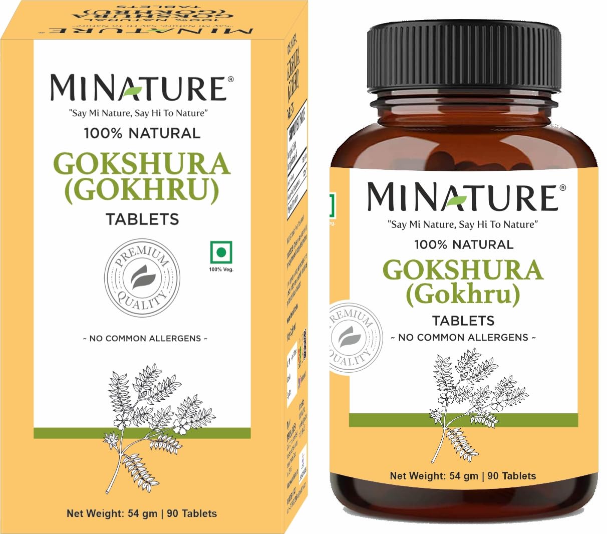 minature Gokshura (Tribulus Terrestris) Tablets - Pure Plant Based Herbal Supplement | Natural & Gluten Free | 90 Count, 45 Day Supply - Image 7