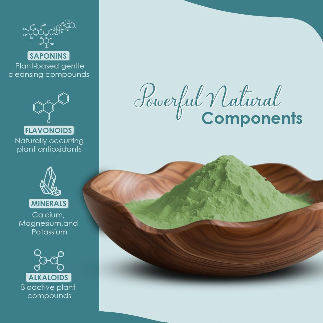 minature Organic Brahmi Powder (Bacopa Monnieri) - 227 g / 8 OZ / 1/2 lb | Promotes Hair Growth - Image 4