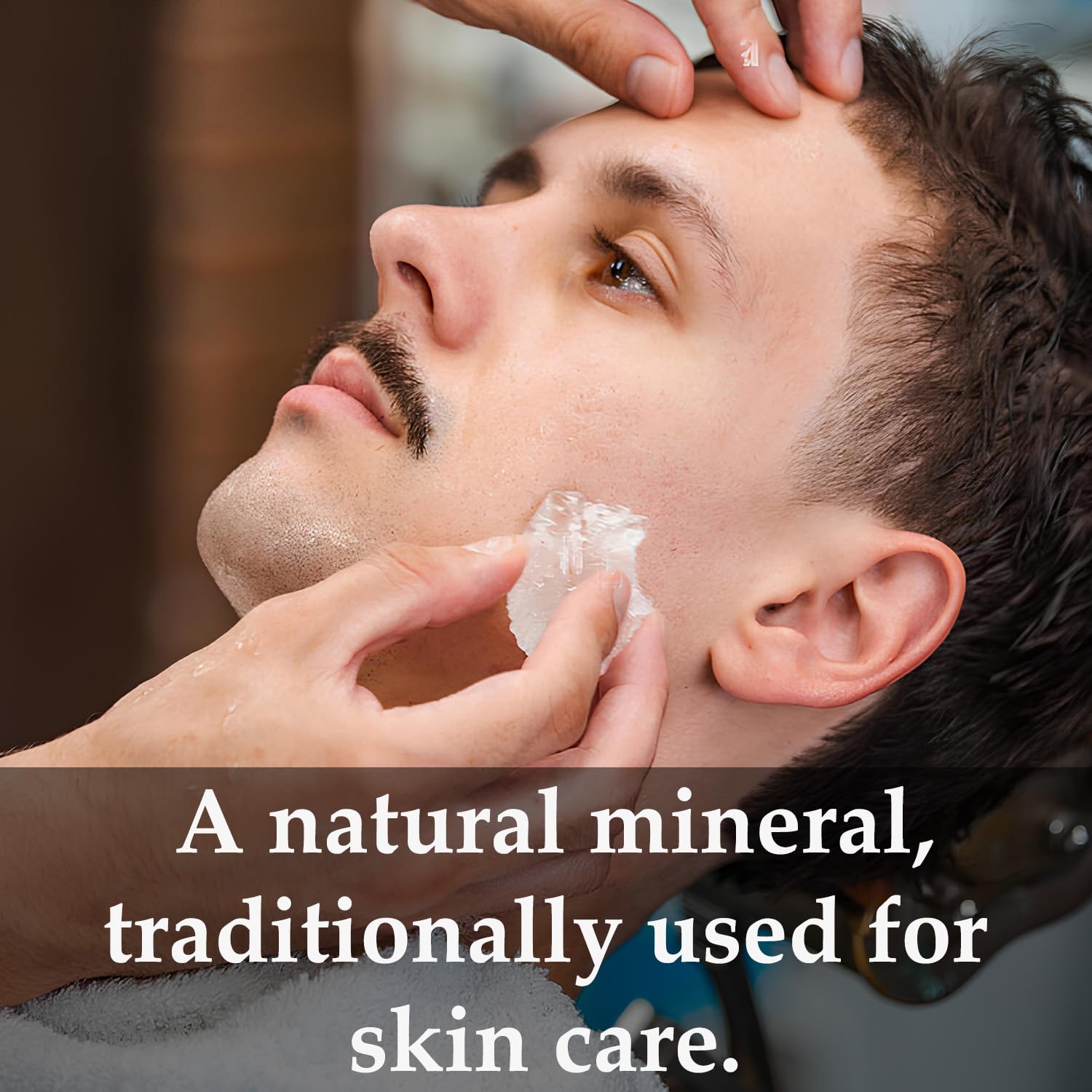 minature Potassium Alum Stone 500g |Phitkari Block| Pure Fitkari for Post Shave Care | Skin Care & Multiple Uses| Natural Deodorant - Image 7