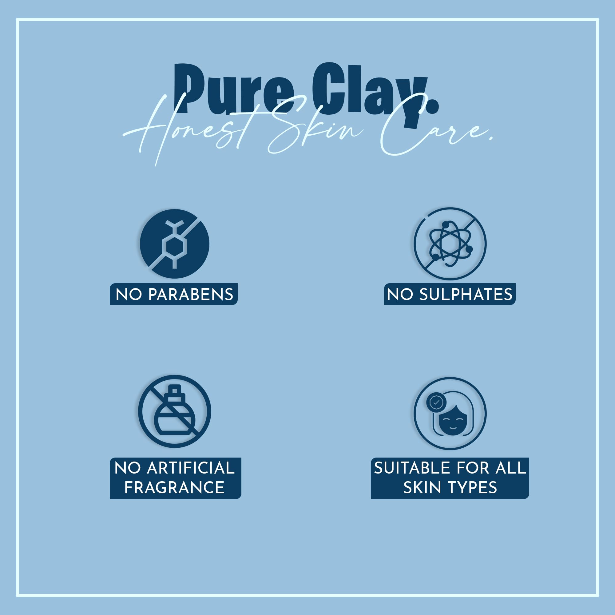 minature Serbian 227g (8oz) |Cambrian Clay for Face, Body & Hair Care|Face Masks & Hair Masks | Blue Powder - Image 6