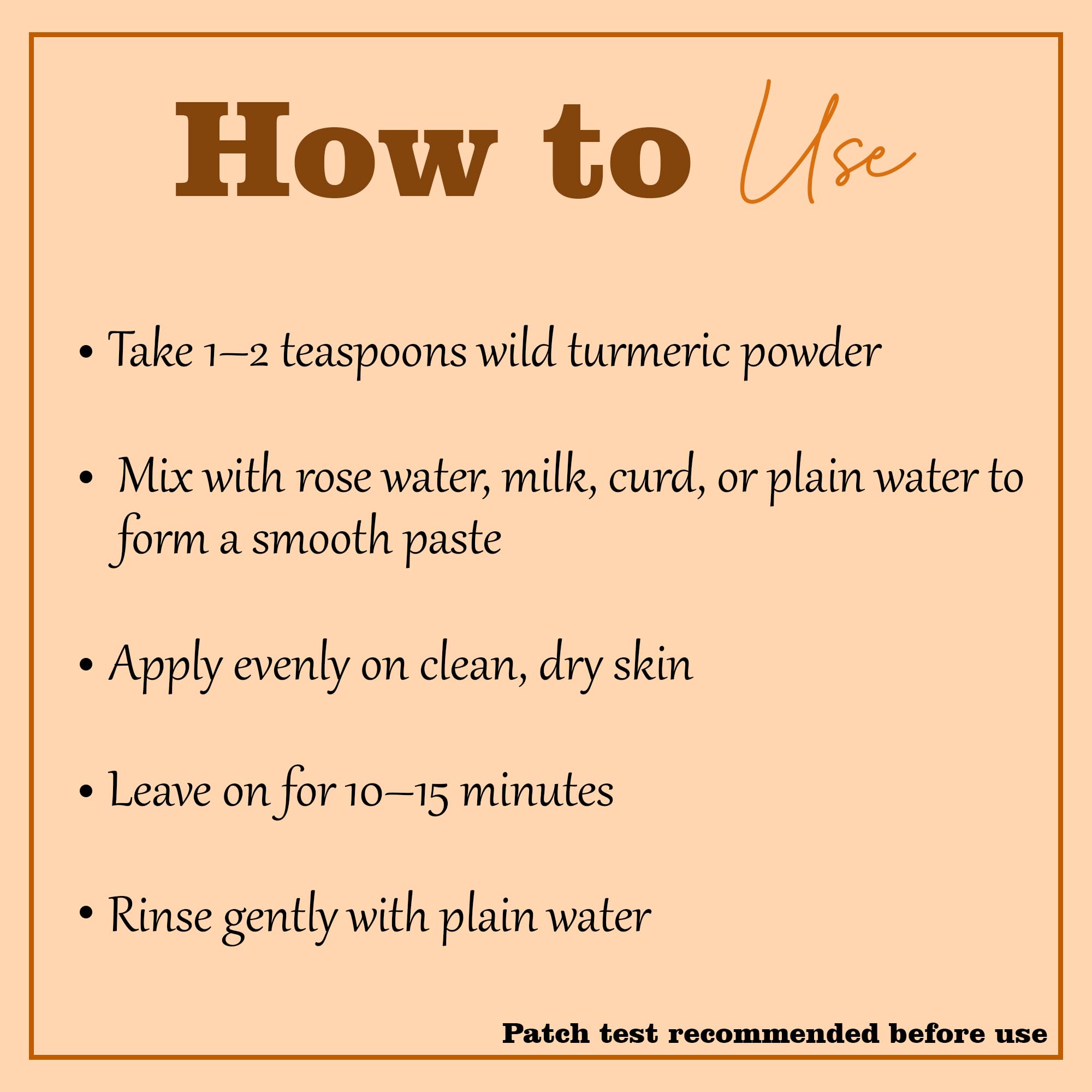 Minature Wild Turmeric Powder 227g (8oz)| Natural Haldi Powder | Herbal Supplement & Skincare Use | No Common Allergens - Image 4