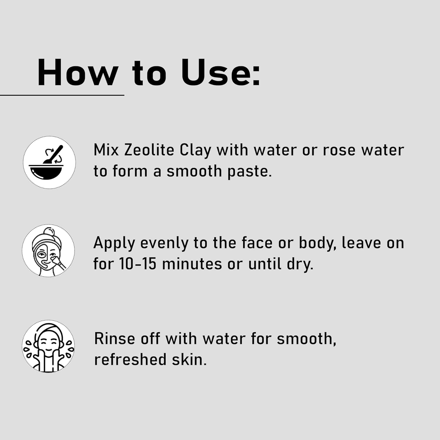 minature Zeolite Clay powder | 227g(8 oz) | Absorbs excess oil | Skincare face masks, scrubs, and body cleansers |Repair Damaged Hair | Vegan | 100% Natural - Image 4