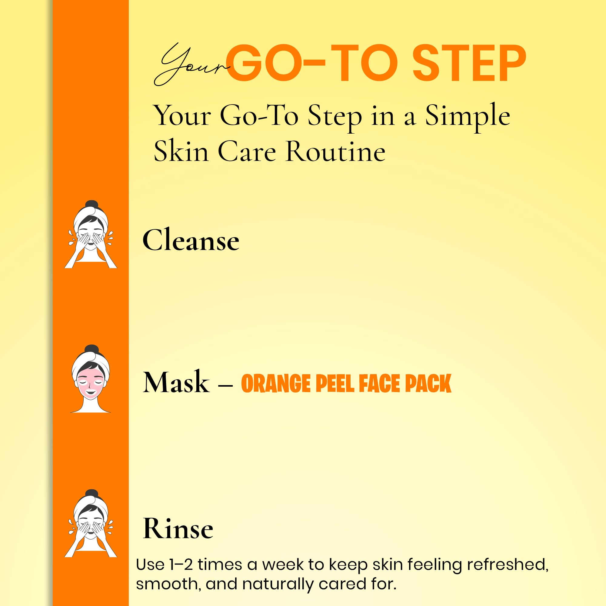 Orange Peel Powder by mi nature| Natural Citrus Aurantium Vitamin C | Ideal for DIY Face Pack| Face Cleansing, D-Tan & Oil Control face mask | Best For Skincare | No Additives Chemical | 100g(3.5oz) - Image 4