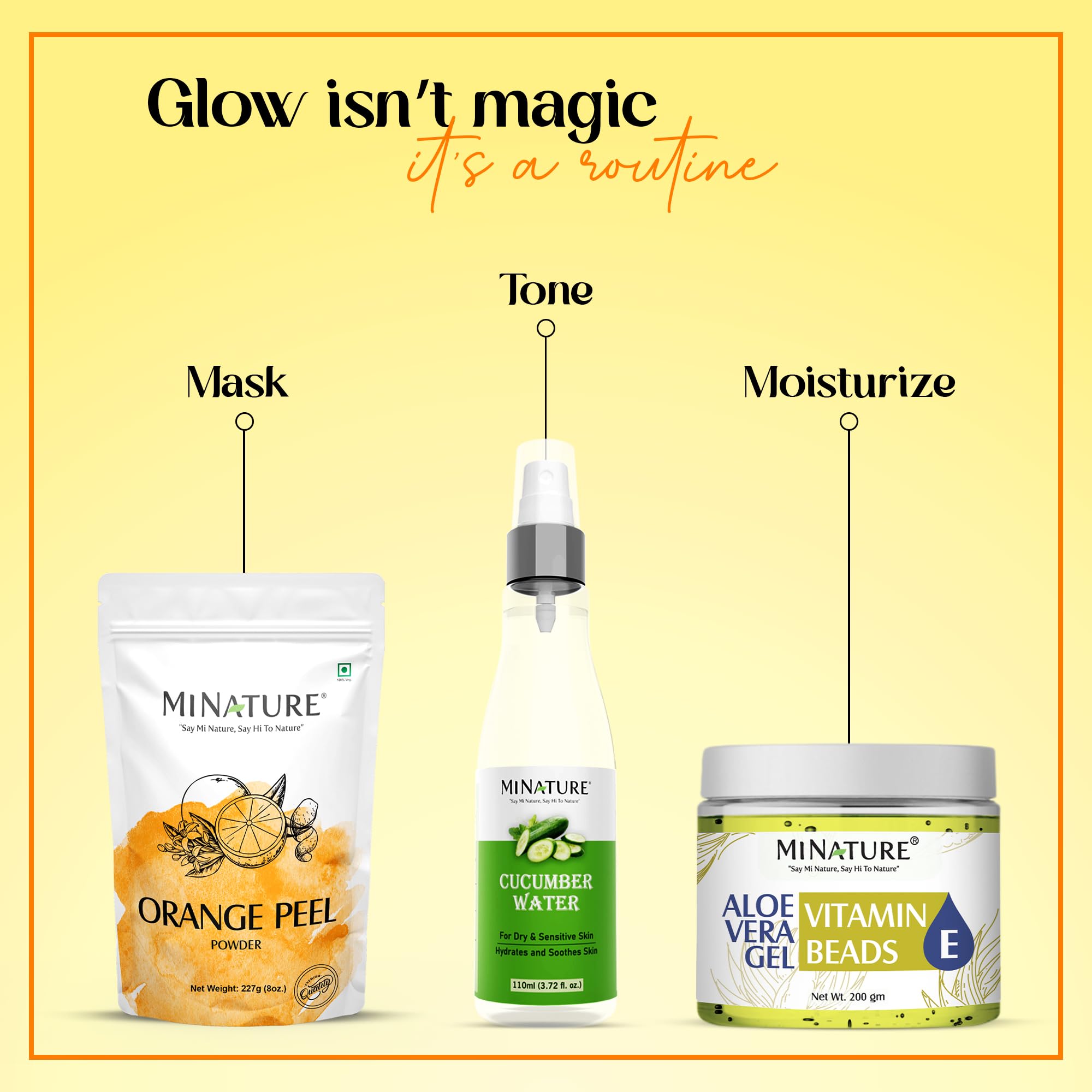 Orange Peel Powder by mi nature| Natural Citrus Aurantium Vitamin C | Ideal for DIY Face Pack| Face Cleansing, D-Tan & Oil Control face mask | Best For Skincare | No Additives Chemical | 100g(3.5oz) - Image 6