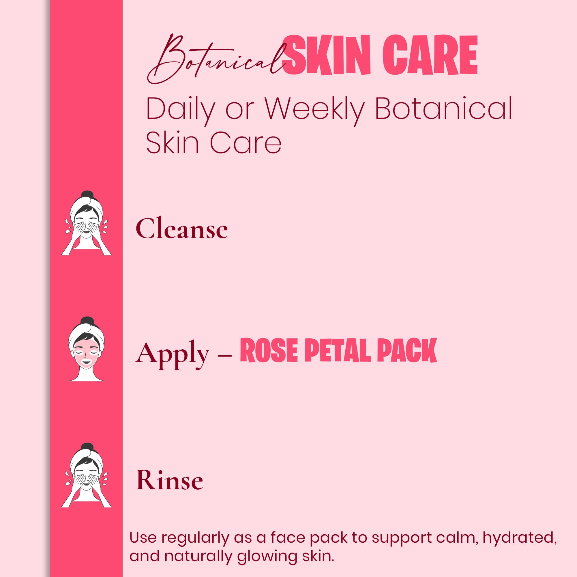 Rose petal powder by mi nature | 227 g (8 oz) (0.5 lb) | 100% Natural and Pure | Skin care | Chemical free | No added colours, no preservatives - Image 5