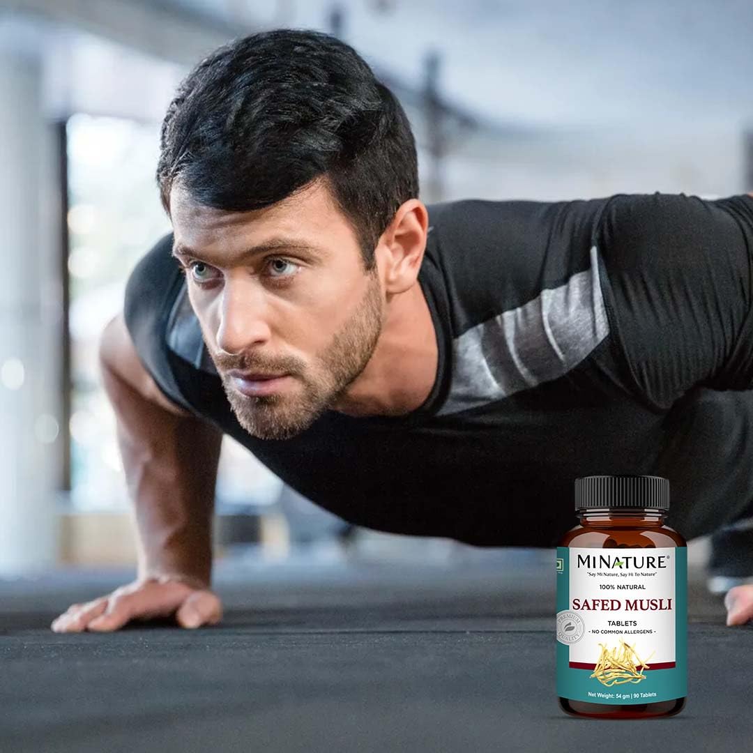 Safed Musli Tablets by mi Nature| | Pure & Natural herb | Free from Chemical & Preservative| Plant Based Gluten Free |90 Tablet, 45 Days Supply 1000mg - Image 7