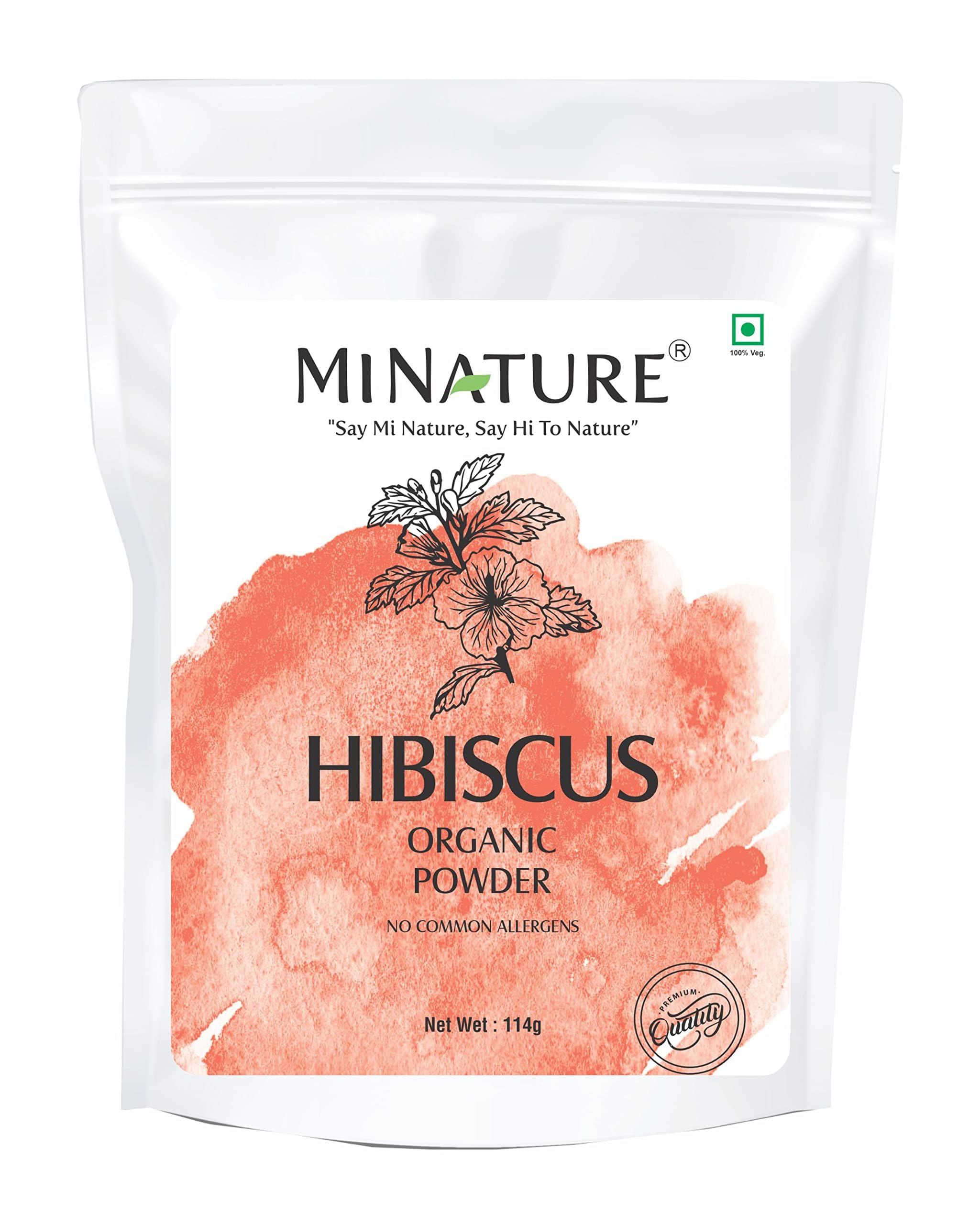 Set Hair Care by mi Nature | Includes Aloe Vera Powder (100g) & Hibiscus Powder (114g) All Pure and Natural Free from Chemical |Made in India - Image 7